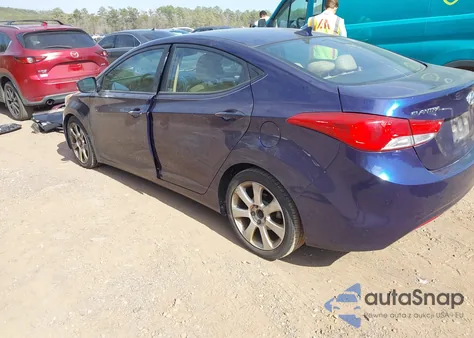 2013 Hyundai Elantra Limited из США, поврежденный, VIN 5NPDH4AE2DH311823